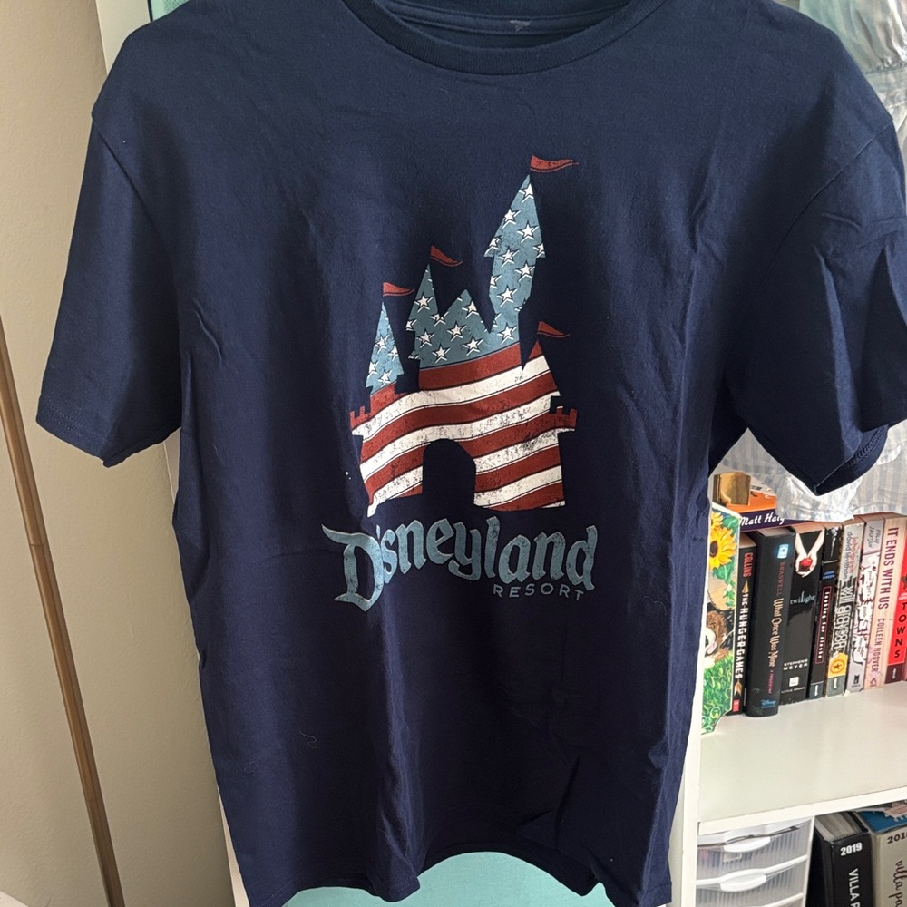 Uni-Sex Disneyland Patriotic Blue T-Shirt